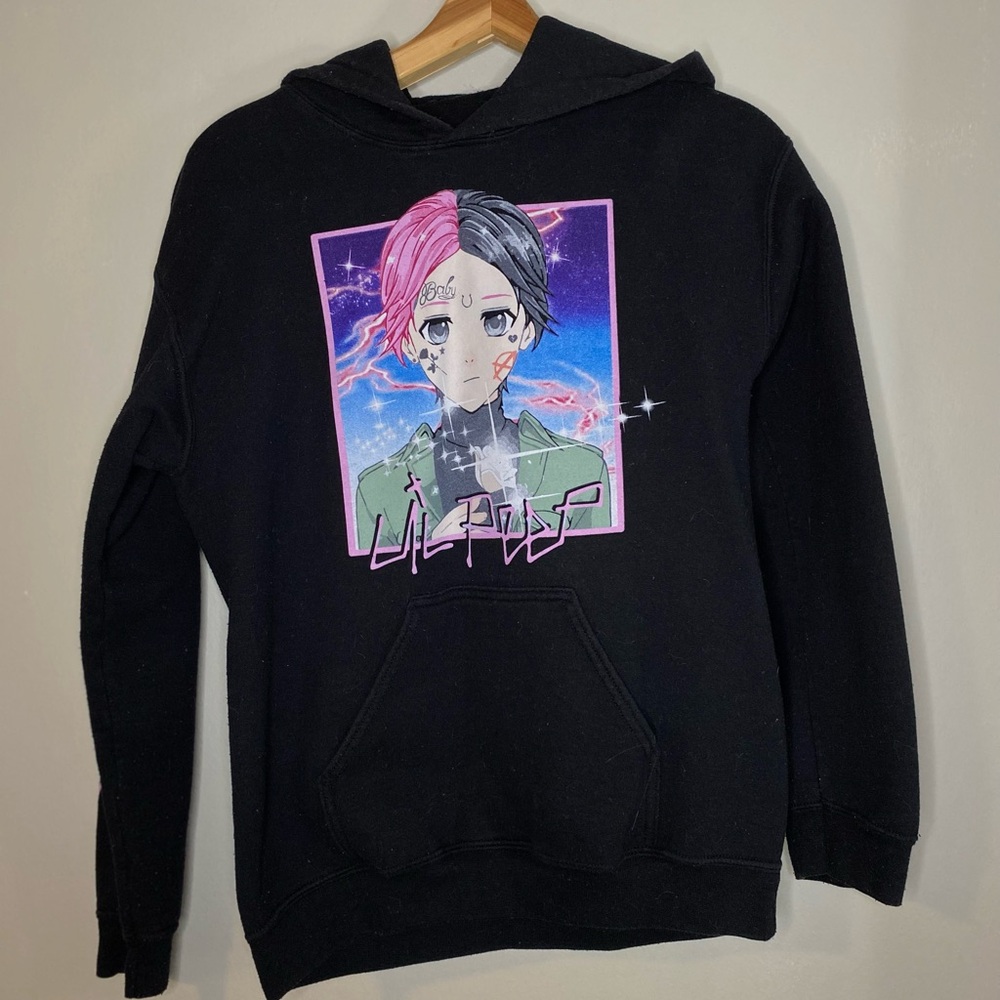 lil peep anime hoodie